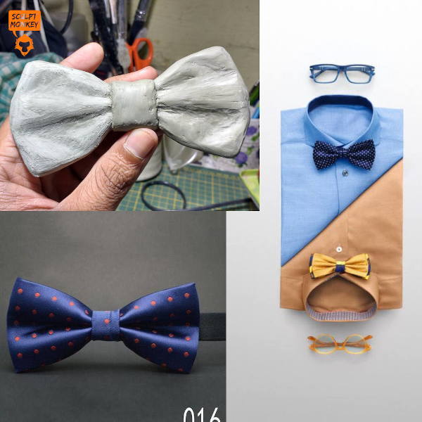 Making the bow tie Version 1 Reference - Ceramic Bow Tie