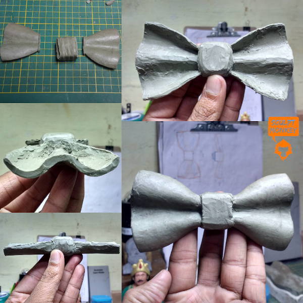 Making the bow tie Version 3 - Ceramic Bow Tie